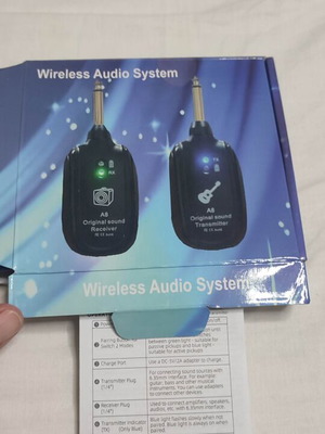 Wireless system for electric guitar and bouzouki new