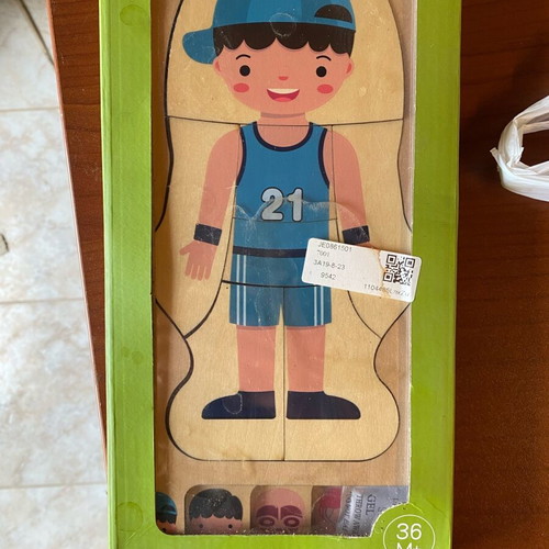 puzzle human body boy