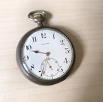 Zenith pocket watch, authentic, silver