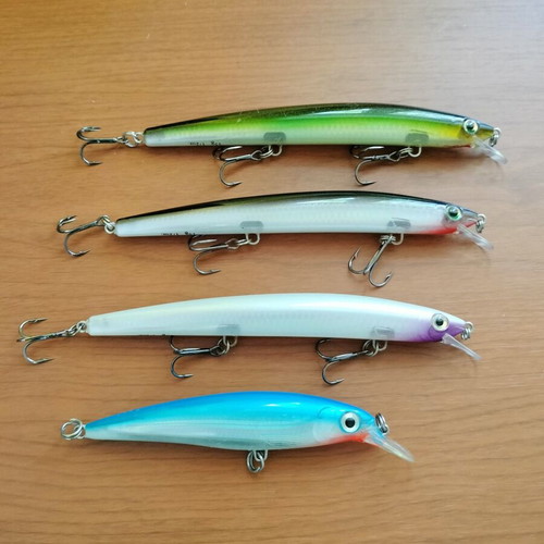 Rapala artificial lures like new, Husky jerk 14mm 18g, Max Rap 130mm 15g