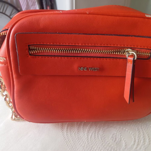 Nine West women's crossbody bag, orange