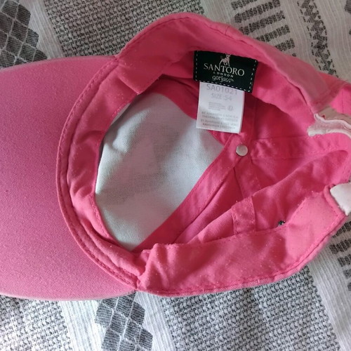 Santoro London Gorjuss kids hat like new, size 54, ages 5-8, pink multicolor