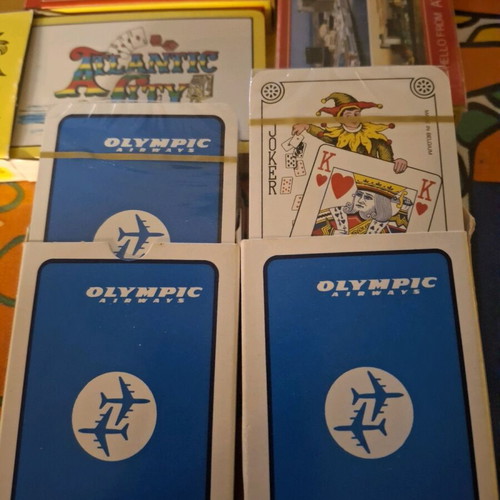 Vintage playing cards new, pack of 5 from 1960