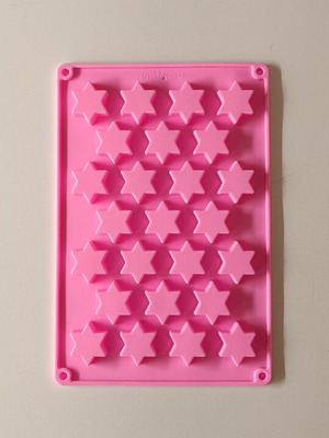 Silicone mold for ice cubes and chocolates like new, star design