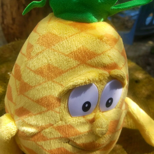 Toy used, yellow and soft