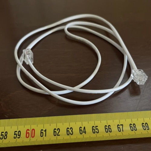 Telephone cable 1 m unused
