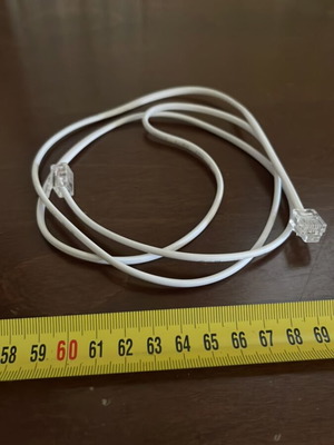 Telephone cable 1 m unused