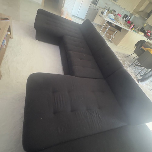 Sofa bed like new, U-shaped with storage compartments