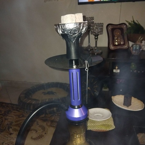 Hookah 50 cm new, complete with hose, bowl, and base