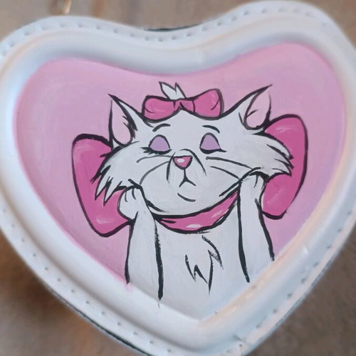 The Aristocat's crossbody bag new, white pink Disney