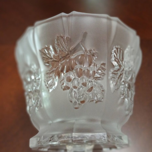 Vintage crystal vase large multipurpose, like new