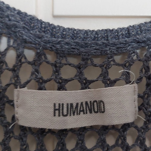 Knitted dress Humanoid medium gray like new, slim fit