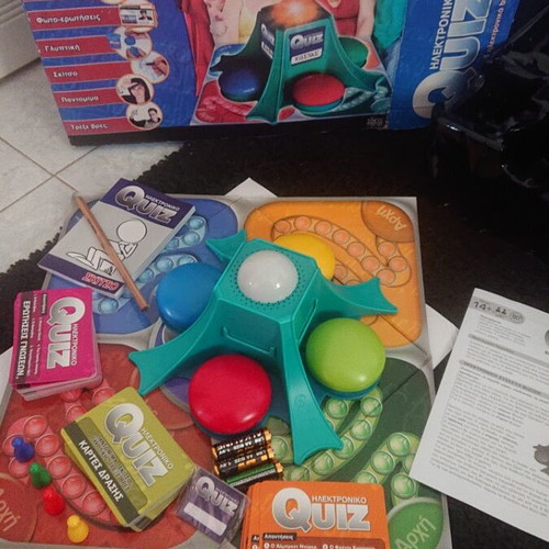 Electronic Quiz board game used