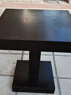 Solid Oak Square Coffee Table, Wenge finish