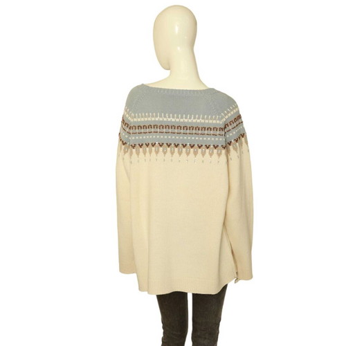 Marina Rinaldi woolen sweater used, size XL, beige