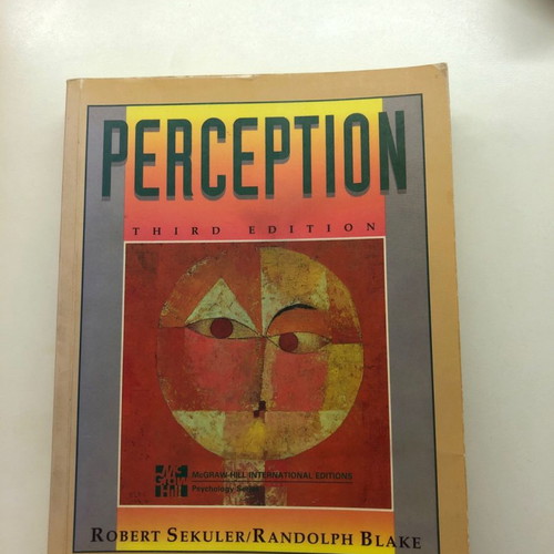 Perception Third Edition book used, English language