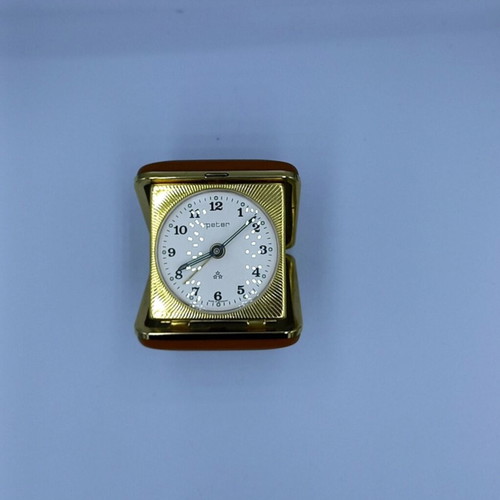 Peter mechanical travel clock like new, analog, tabletop
