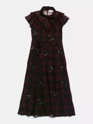 Coach women's dress size XS like new, 100% cupro