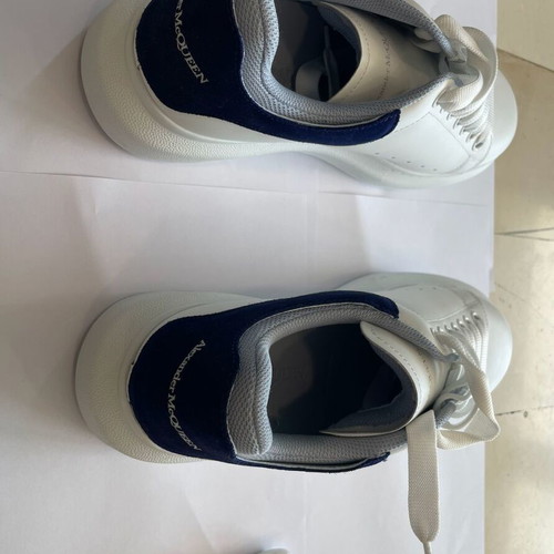 Alexander McQueen Limited Edition White Navy Sneakers Size 41 New