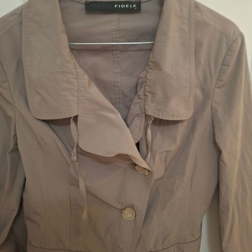 Fidele trench coat new small beige brown