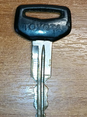Vintage car key used