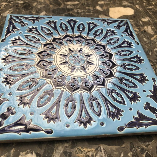 Rodian Handmade Ceramic Tile like new, 15x15cm