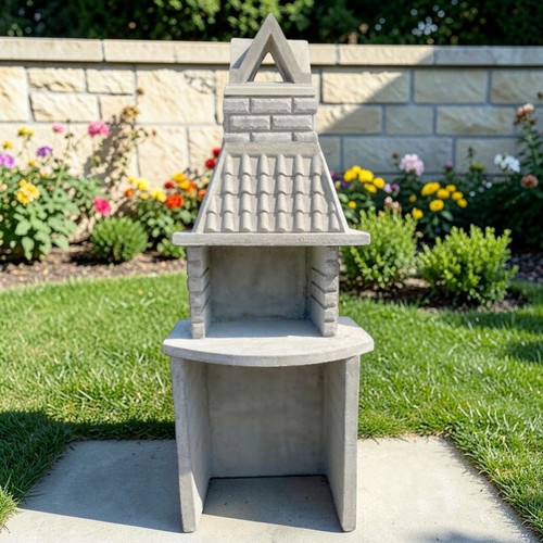 Carmen Concrete Barbecue New, Unpainted