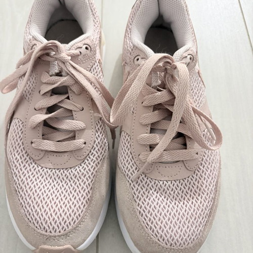 Nike Air Max trainers sneakers used, size 38, pink nude color