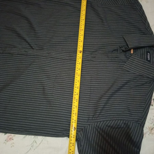 Sprider men's striped shirt 3XL like new, black and gray