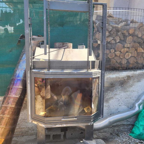 Energy-saving fireplace