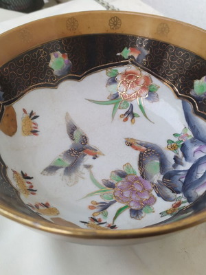 Vintage porcelain Japanese bowl Royal Satsuma like new