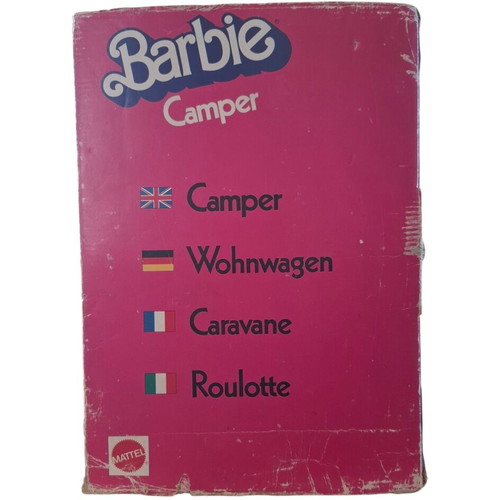 Vintage Mattel Barbie Camper used, rare collectible with box