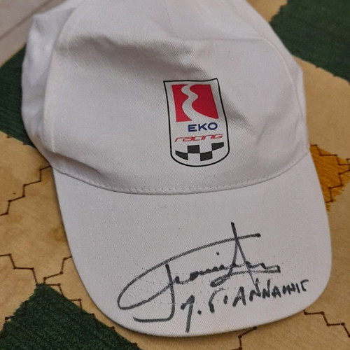 EKO Racing Cap new with Panagiotis Giannakis autograph