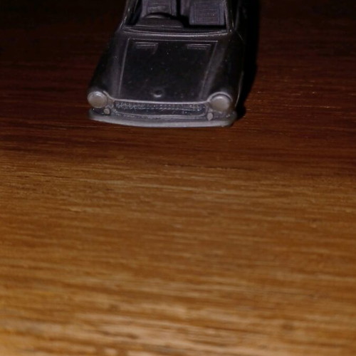 Fiat 124 Sports tin toy car like new