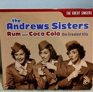 THE ANDREWS SISTERS RUM AND COCA COLA THE GREATEST HITS CD