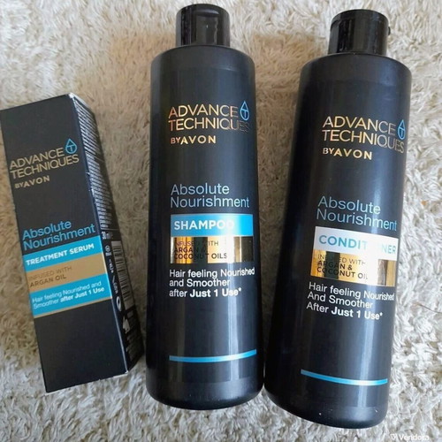 Avon Absolute Nourishment Hair Care Set with Argan Oil