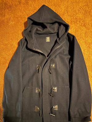 Montgomery Moritz coat like new, size L, black and blue
