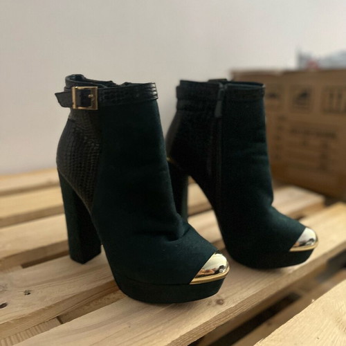 Suede Cypress Ankle Boots Used Size 38