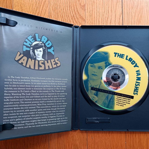The Lady Vanishes (Η Κυρία εξαφανίζεται) DVD μεταχειρισμένο, Alfred Hitchcock Criterion Collection