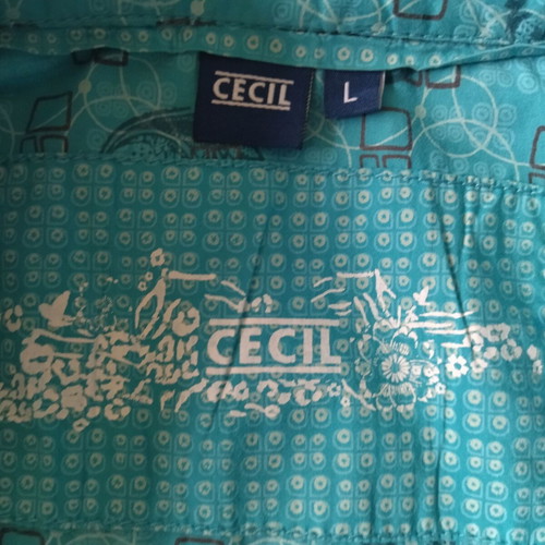 Cecil women's shirt like new, colorful, size L