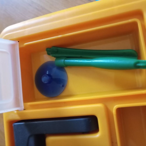 Tool storage and transport case used, small 30x15x13 cm