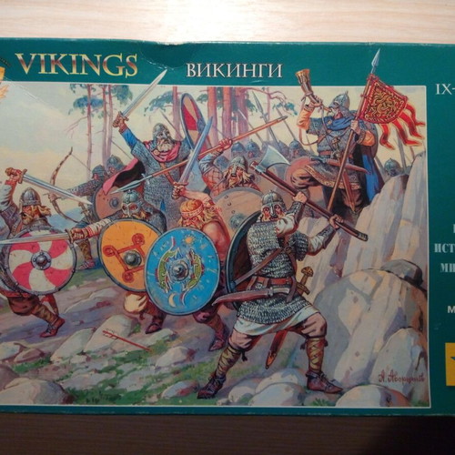 Zvezda Vikings 1/72 new, 41 figures in 11 poses