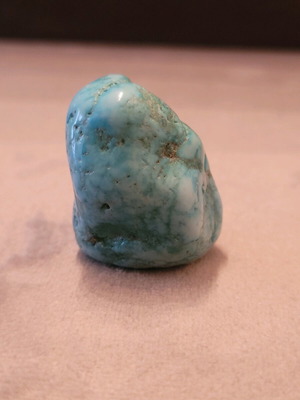 Turquoise precious stone natural from India, 25.6 gr new