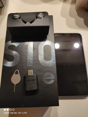 Samsung S10E smartphone used, 128GB, black, dual SIM