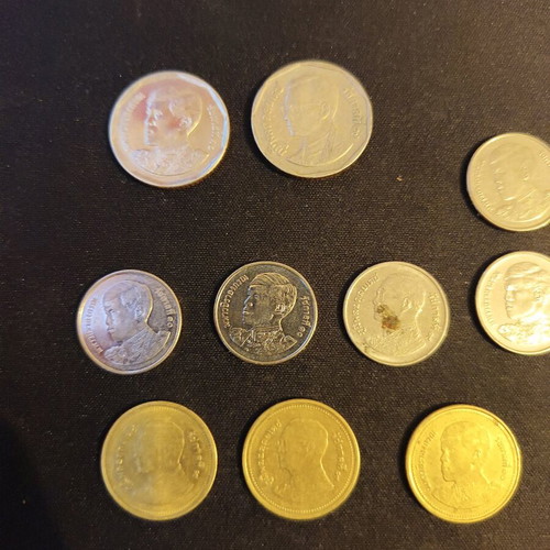 Thailand coins used, pack