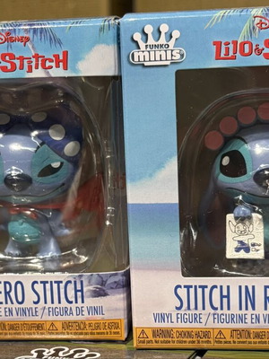 Stitch Funko Minis vinyl figures, set of 2