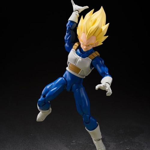 S.H. Figuarts Super Saiyan Vegeta figure new, Dragon Ball Z Cell Arc