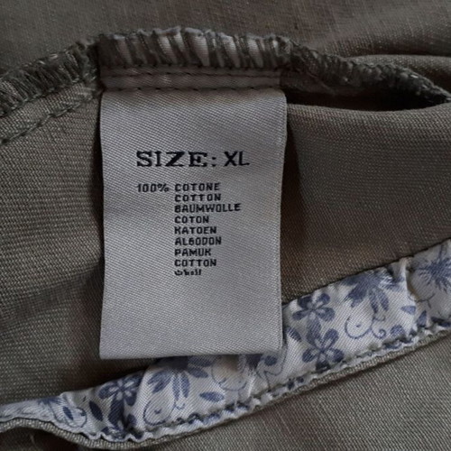 Jean jacket khaki like new, size XL