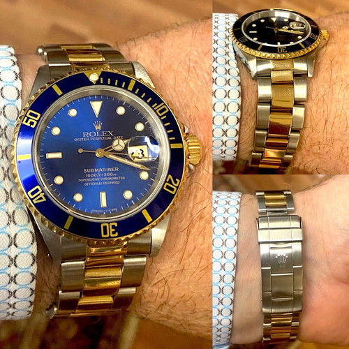 Rolex Submariner 3135 used with box and papers, like new condition