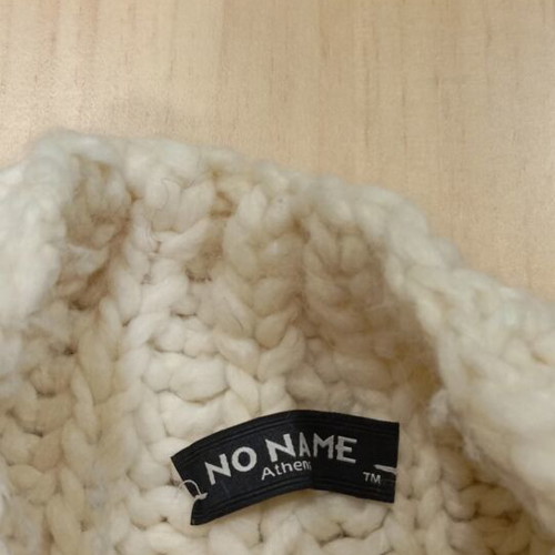 Woolen men's knitted sweater No Name medium used, white